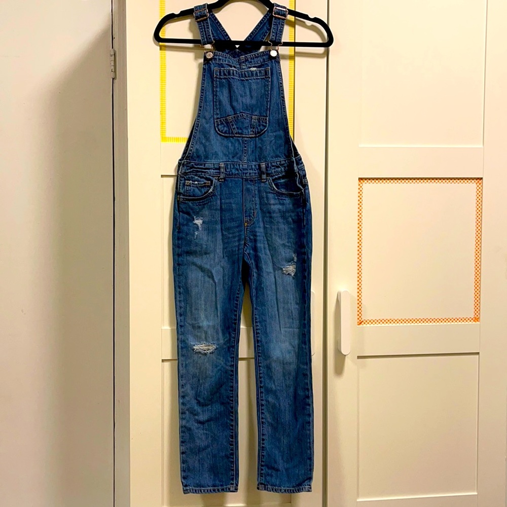 Gap Kids Girl’s denim overall size L